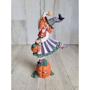 Witch ballerina Pumpkin Halloween home decor figure